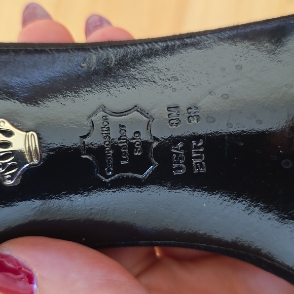 NINA Women's Elenora Black Dress Sandal Suede Leather Block Heels Size 8M - Picture 10 of 11